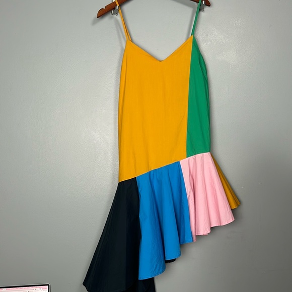 English Factory Midi Colorblock Dress Sz small- gently used - Picture 3 of 16